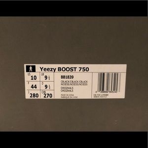 Yeezy 750 Black